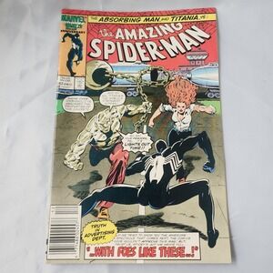 Amazing Spider-Man #283 Marvel Comic Book December 1986 Absorbing Man‎ Titania